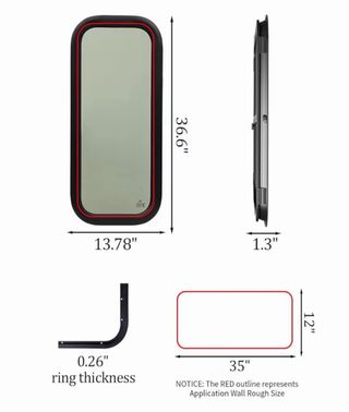 Finestra Camper AlloTemlass 889x305 mm