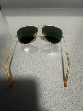 Gafas Ray-Ban Aviator Dorado y Negro