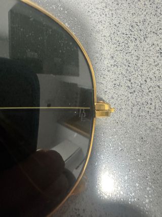 Gafas Ray-Ban Aviator Dorado y Negro