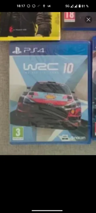 WRC 10 PS4 precintado