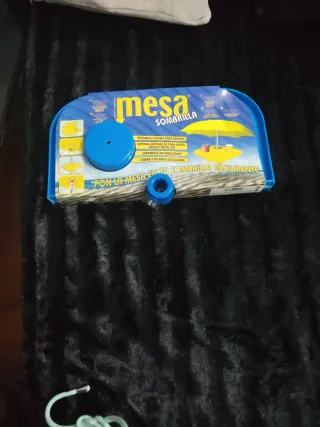 Mesa para sombrilla de playa plegable
