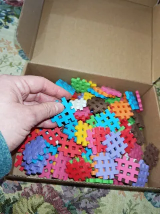 112 Tessere colorate costruzioni ad incastro