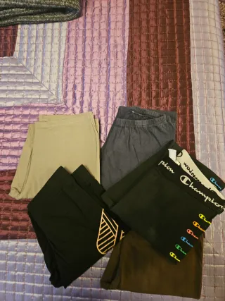 Cinco mallas de algodón