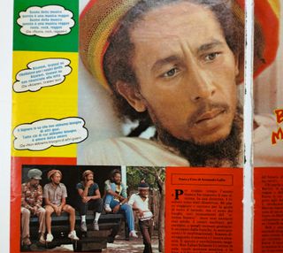 Bob Marley 1980 - Raro - Foto da giornale