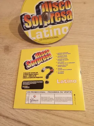 CD Disco Sorpresa Latino y Discoteca
