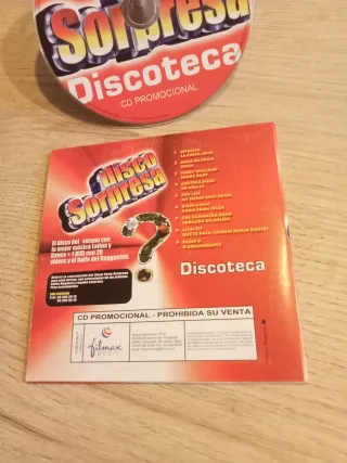 CD Disco Sorpresa Latino y Discoteca