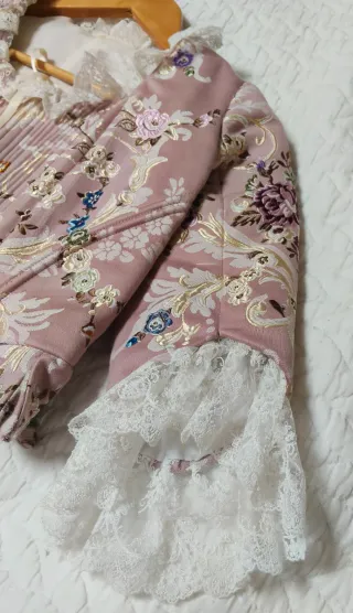 Corpiño Fallera Brocado Flores