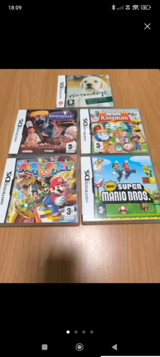 Lote 5 Juegos Nintendo DS