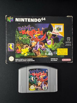 Banjo Kazooie Nintendo 64 Caja original y Cartucho
