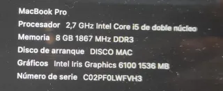 MacBook Pro 2015 Plata