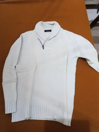 Jersey rayas hombre negro y azul