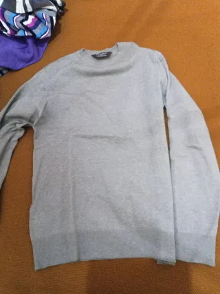 Jersey rayas hombre negro y azul