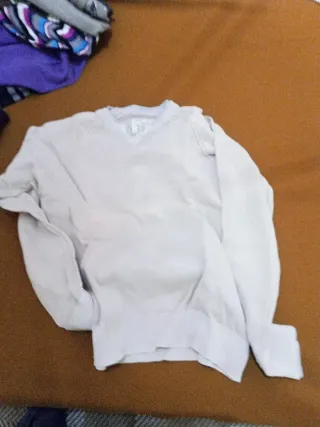 Jersey rayas hombre negro y azul