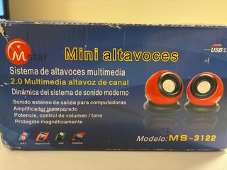 Mini altavoces Mstar USB 2.0