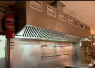 Campana extractora industrial acero inoxidable