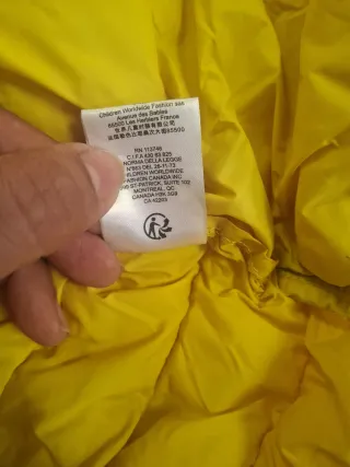 Chaqueta niño Timberland amarilla