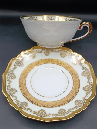 Taza desayuno porcelana francesa Limoges