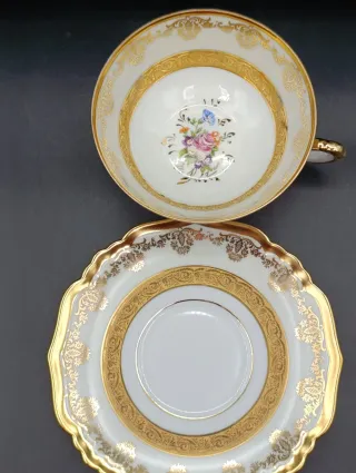 Taza desayuno porcelana francesa Limoges