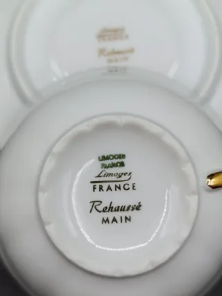 Taza desayuno porcelana francesa Limoges