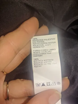 Vestido negro corto Suite Blanco Talla S