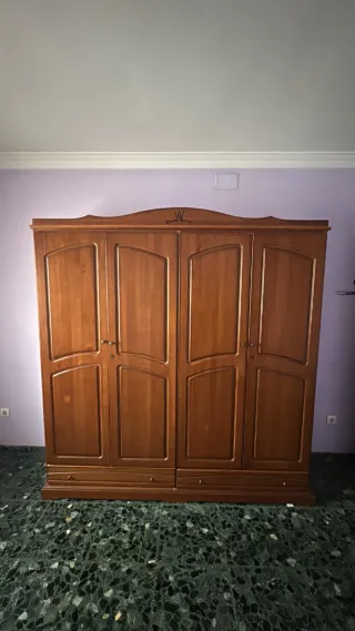 Armario Provenzal Madera 4 Puertas