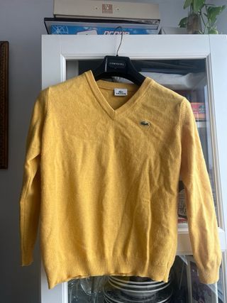 Jerséis Lacoste Amarillo niño, talla 12 años