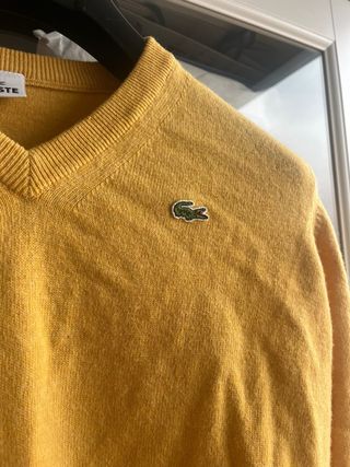 Jerséis Lacoste Amarillo niño, talla 12 años