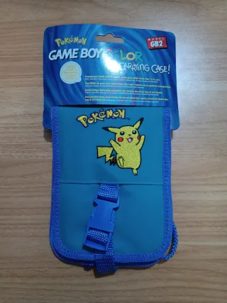 NUEVO Pokemon Pikachu Funda Game Boy Color Azul
