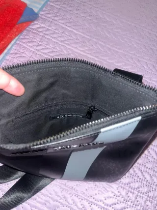 Bandolera Armani Exchange Negra