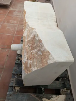 Fregadero de mármol antiguo