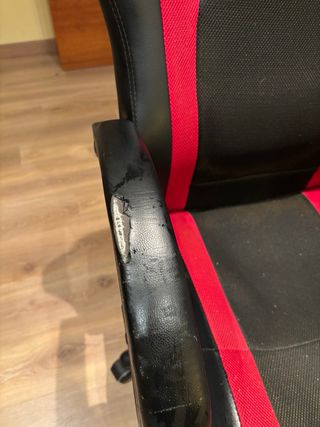 Silla Gamer Negra y Roja