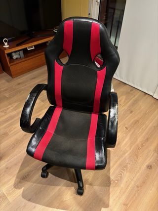 Silla Gamer Negra y Roja