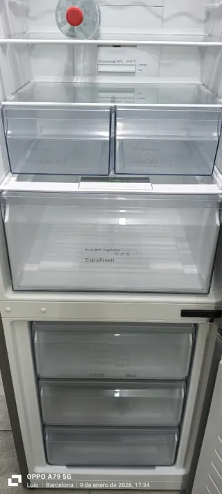 NEVERA COMBI BALAY NO FROST ENERGÍA A+++