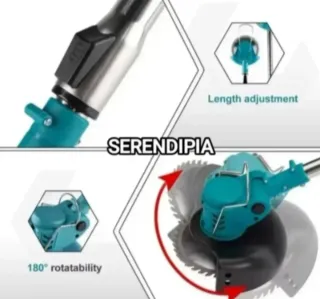 DESBROZADORA INALÁMBRICA 2 BATERÍAS GRAN CAPACIDAD