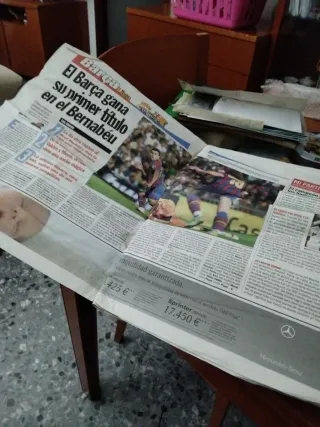 Periódico SPORT Barça 2-0 Madrid