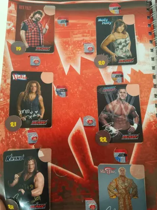 Album Raccolta Card Wrestling Walk Safari