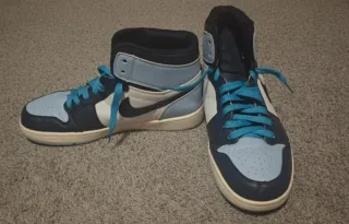 Zapatillas Jordan Retro 1 High OG Azul/Blanco