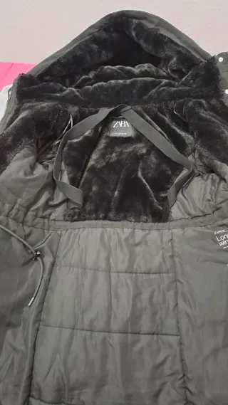Chaqueta de invierno / Parka negra