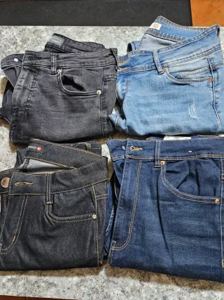 Lote 4 Pantalones Vaqueros Talla L/40