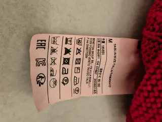 Maglione Benetton rosso in cotone