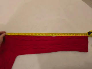 Maglione Benetton rosso in cotone