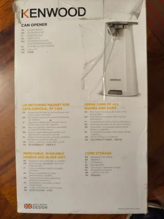 Abrelatas Eléctrico Kenwood CAP70.40
