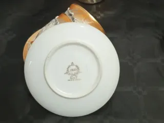 Juego Tazas Porcelana EIHO Dragón Dorado