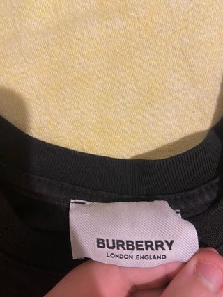 T-shirt Burberry nera