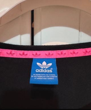 Camiseta Adidas Negra Logo Trefoil