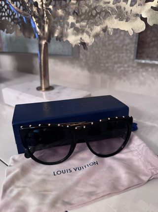 Gafas de Sol Louis Vuitton Negras y Doradas