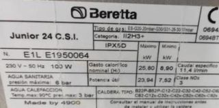 RECAMBIOS / DESPIECE BERETTA JUNIOR 24 CSI