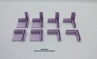 Kit Cartonaje Esquinas L Beige