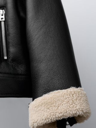 Abrigo Zara Negro Talla XS