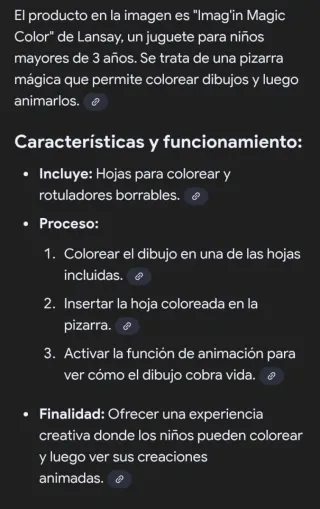 Pizarra mágica Lansay Imag'IN Magic Color